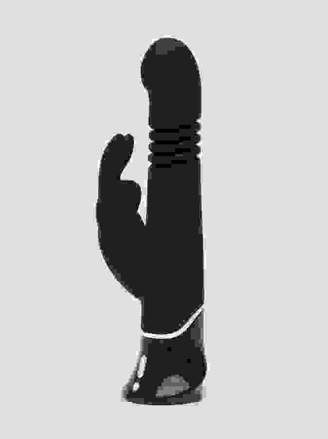Fifty Shades of Grey Greedy Girl Thrusting Rabbit Vibrator, Black, hi-res